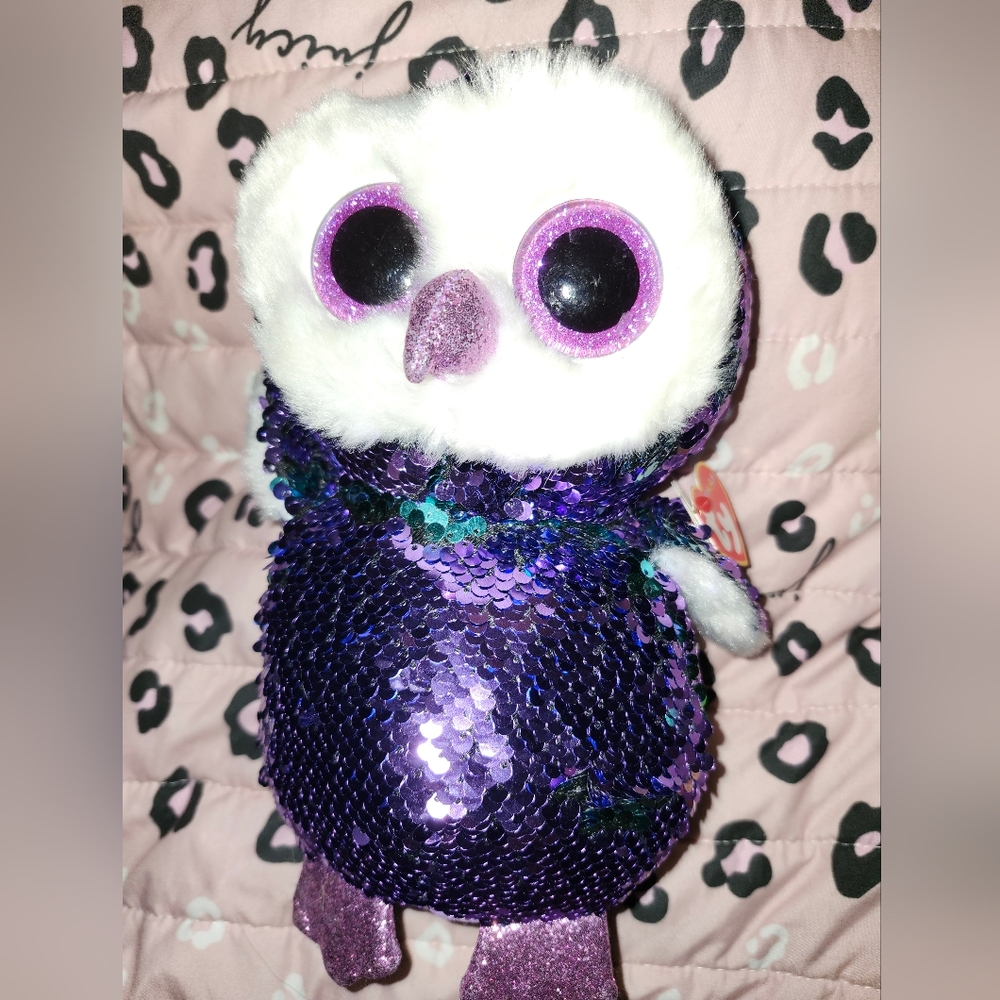 Ty Flippables Beanie Baby - Moonlight